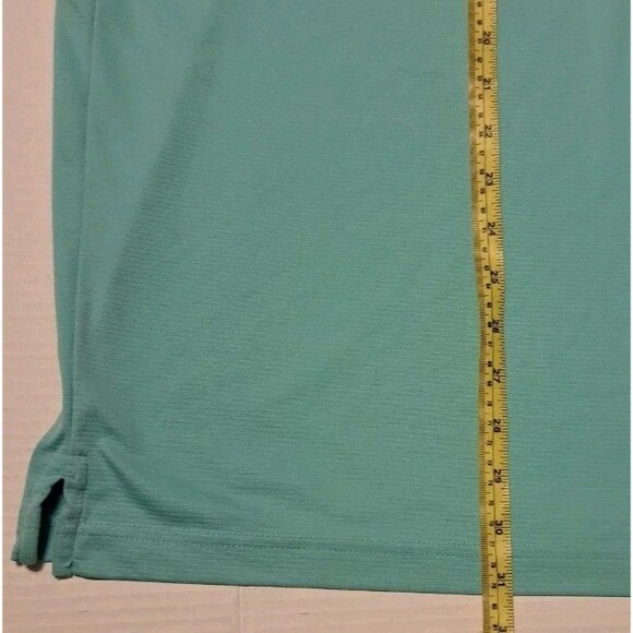 Greg Norman Polo Shirt Men’s 2XL Bright Teal Blue Play Dry Golf Performance - Picture 4 of 6